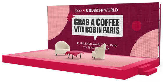 grab-a-coffee-with-bob-in-paris-stage, unleash-world-2023-conference