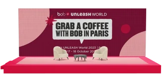 grab-a-coffee-with-bob-in-paris, unleash-world-2023-stage-design