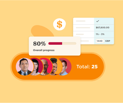 Bob's streamlined dashboard simplifies the most complex compensation process. 