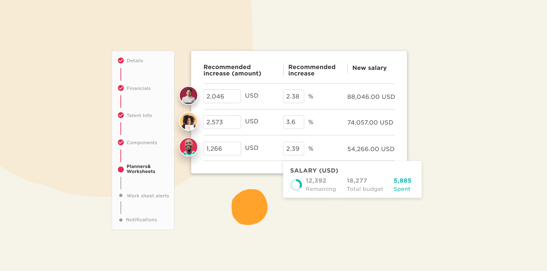planners&worksheets, salary-management-dashboard
