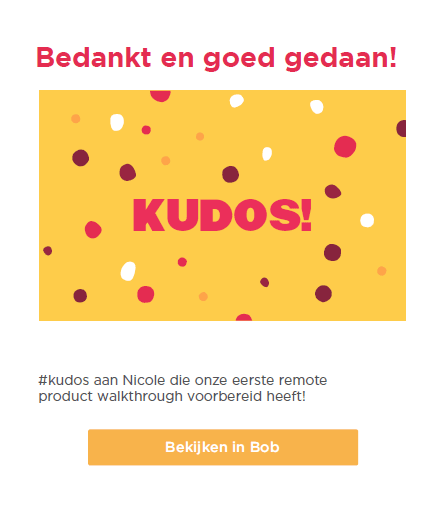 kudos-message, colorful-background