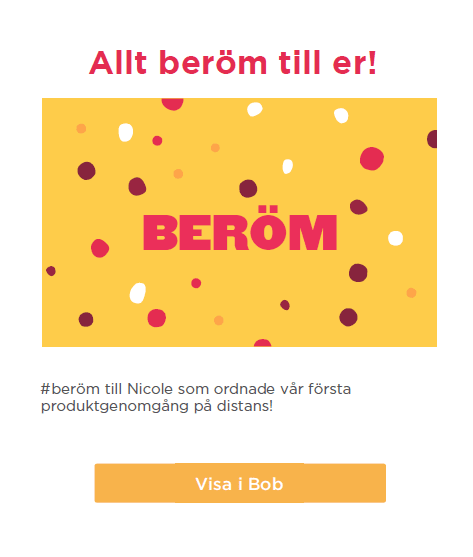 beröm, nicole, produktgenomgång