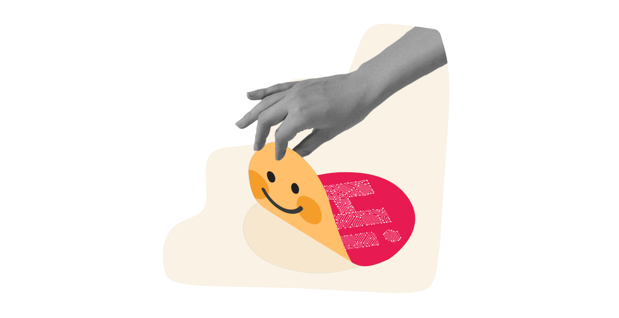 hand, smileySticker