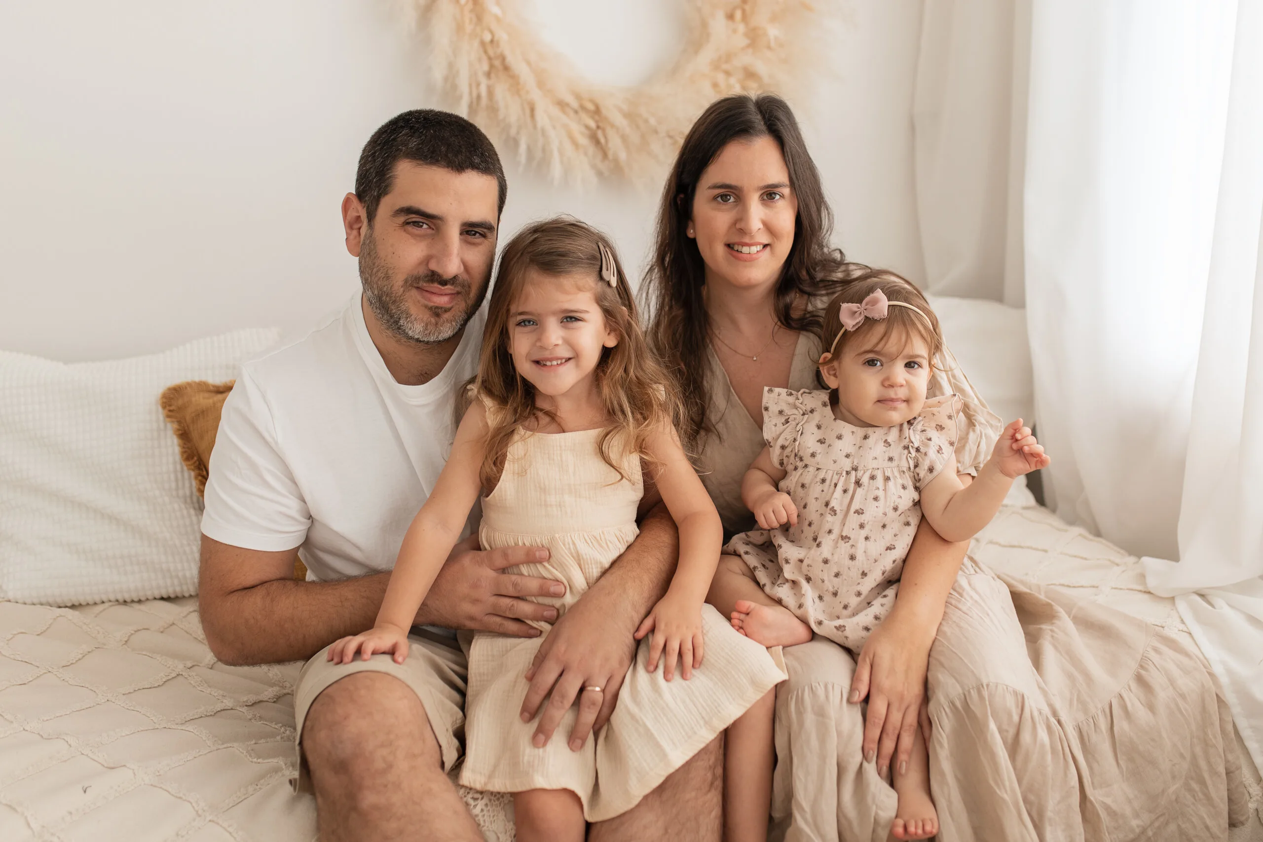 family-photo, cozy-home-setting