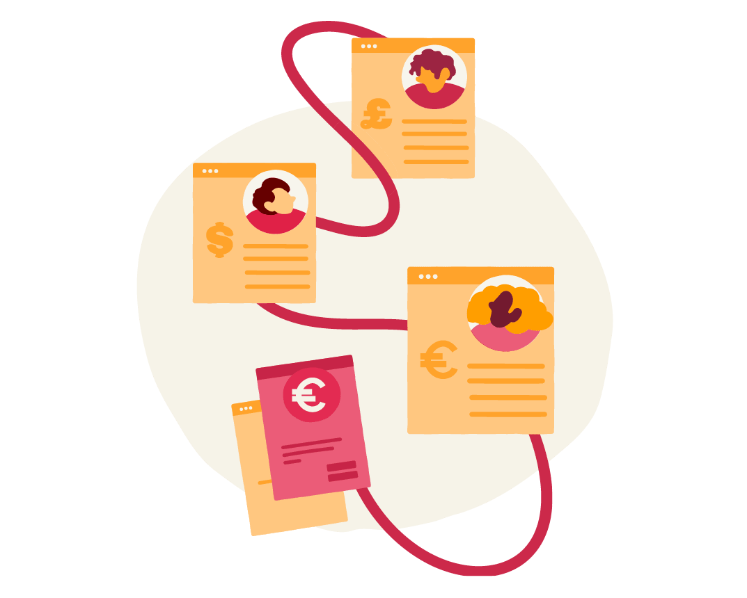 financial-communication, user-profile-connections