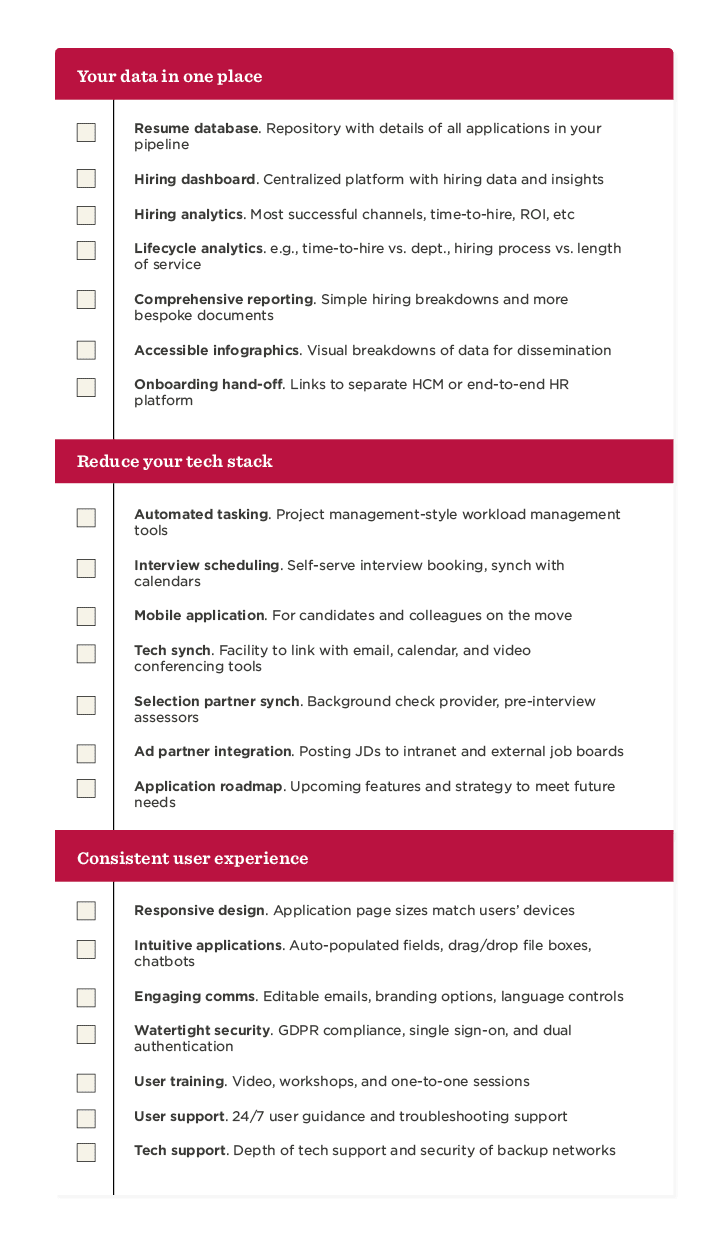 resume database, hiring dashboard