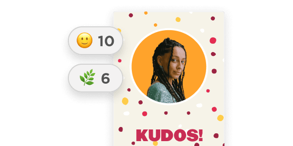 kudos, profile, reactions