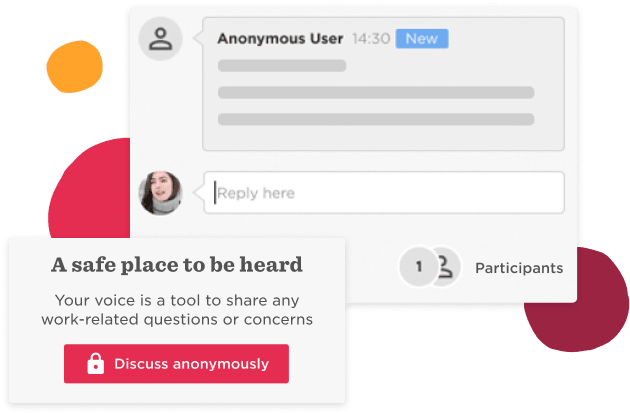 discussion forum, anonymous feedback platform