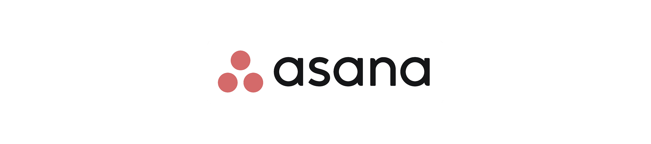 asana logo with three red dots, representing collaboration and productivity in project management, project management software logo