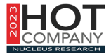 2023 Hot Company logo in innovative research, Visual representation of award for outstanding companies in innovation.