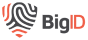 BigID logo featuring a fingerprint design, representing data privacy and identity management, Data security and privacy solutions logo
