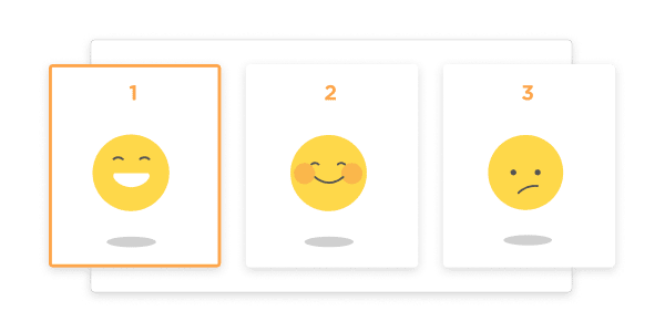 happy-face, emotion-selection