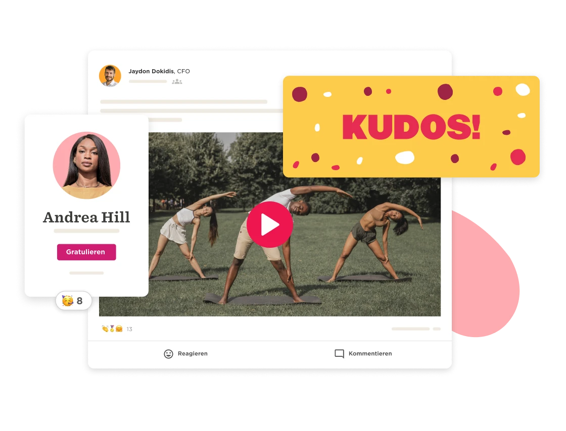 fitness class, social media interaction