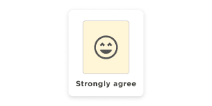 smiley-face-emoji, strongly-agree-response