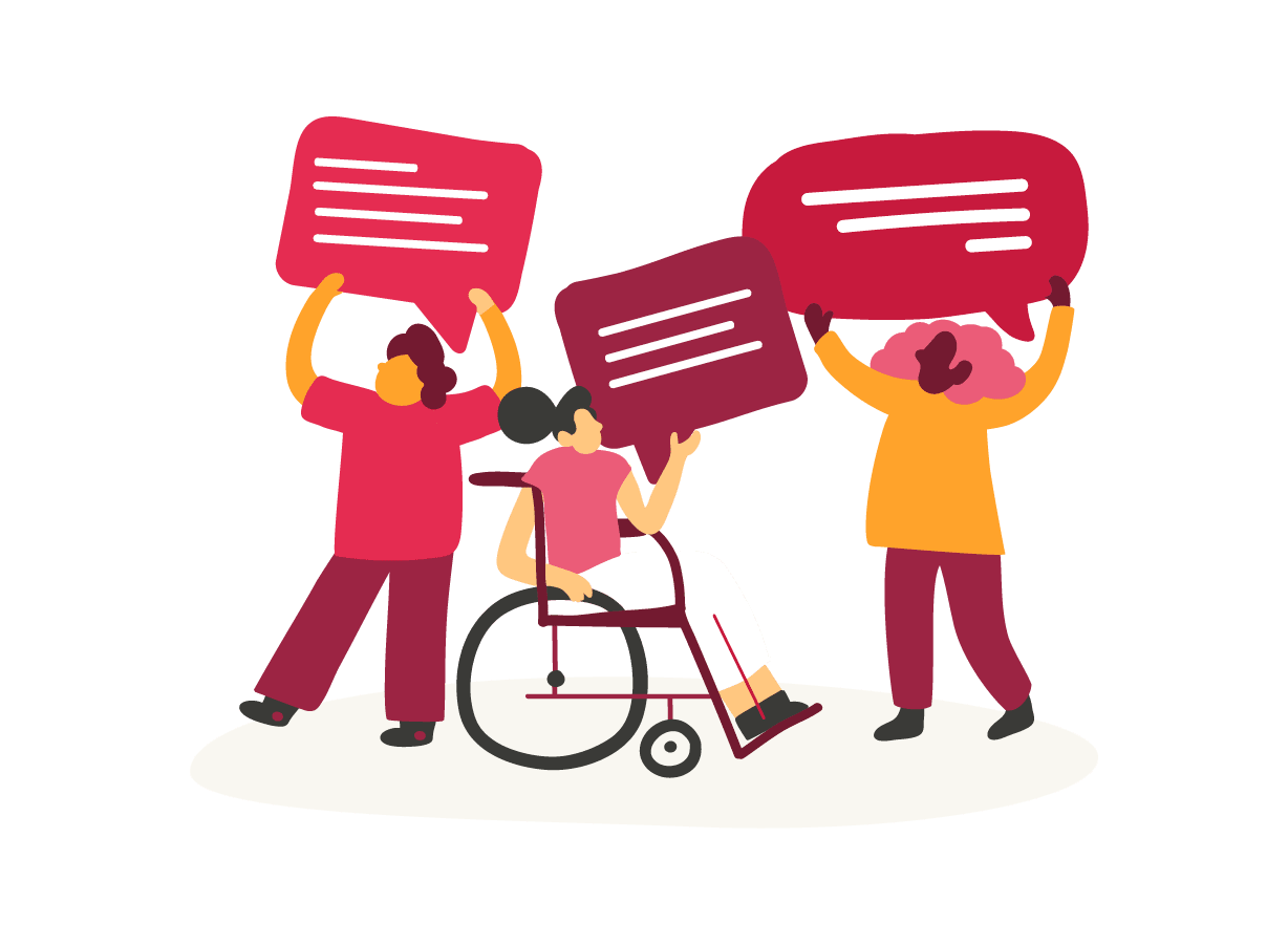 people-holding-signs, diverse-group-inclusion