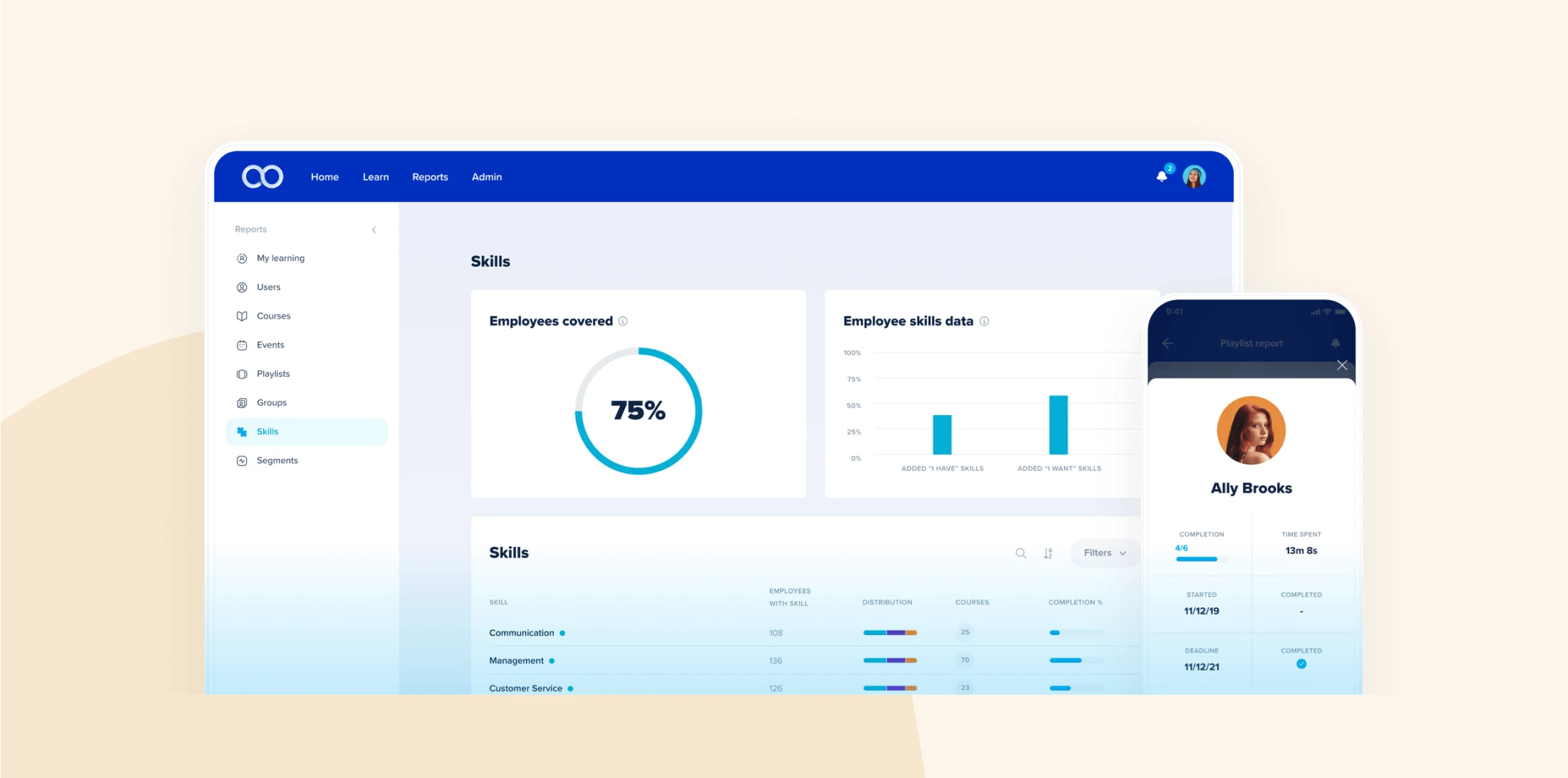 dashboard, skills-report, employee-data, training-progress