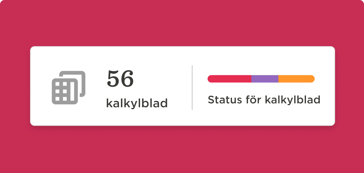 56 kalkylblad overview with status bar on vibrant background, depicting spreadsheet management and progress tracking. kalkylblad, statusbar