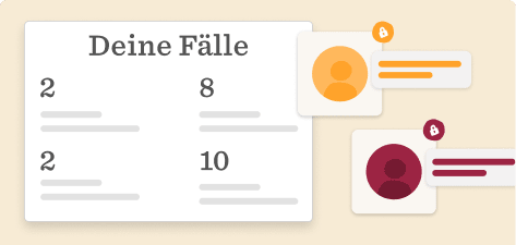 Deine Fälle, data visualization, user profile statistics