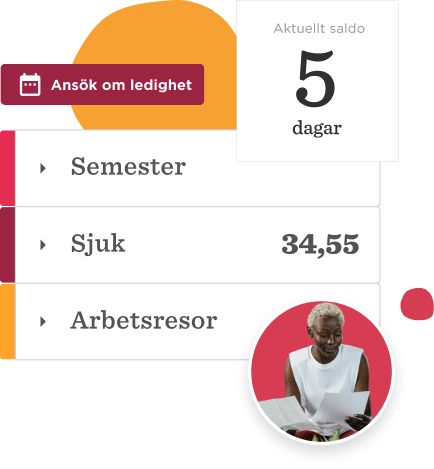 ansök-om-ledighet, saldo-5-dagar
