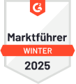 Marktführer Badge Winter 2025 G2, Award recognition G2 for market leadership in winter 2025