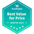TrustRadius, Best Value for Price, Winter 2023, Award Badge