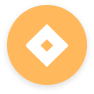 orange-circle-logo, geometric-icon-design