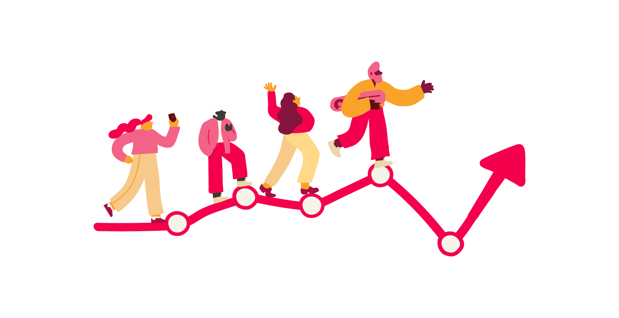 colorful-illustration-of-people-walking-on-upward-graph-representing-growth, diverse-characters-showing-progress-in-life