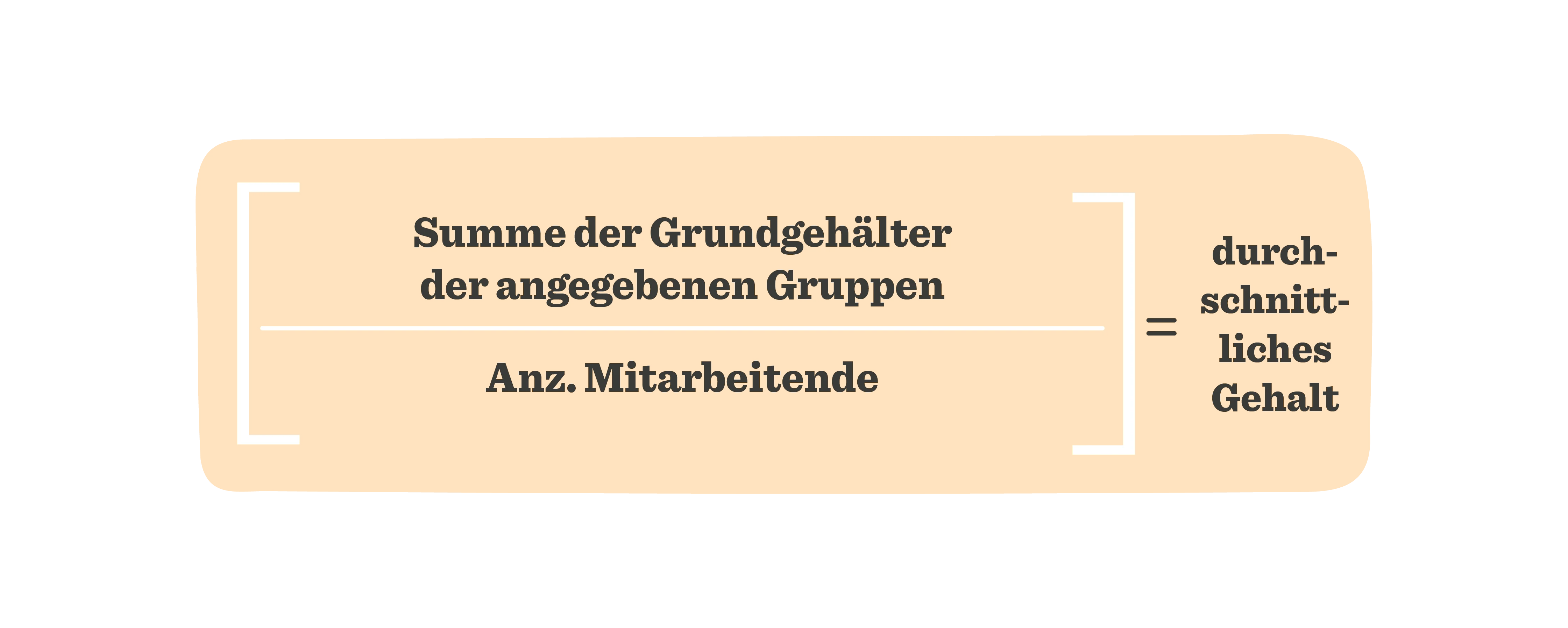 Summe der Grundgehälter: Berechnung des durchschnittlichen Gehalts basierend auf Mitarbeiteranzahl, Grafik zur Gehaltsberechnung