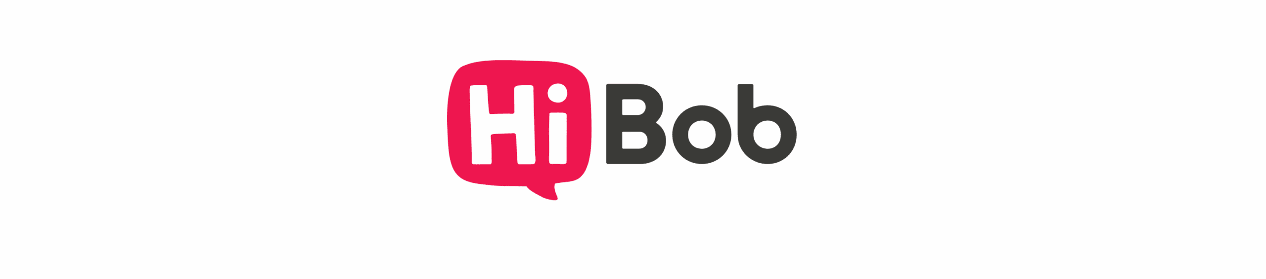 HiBob logo featuring bold red speech bubble and stylized text, combining professional and approachable design elements., HiBob, logo