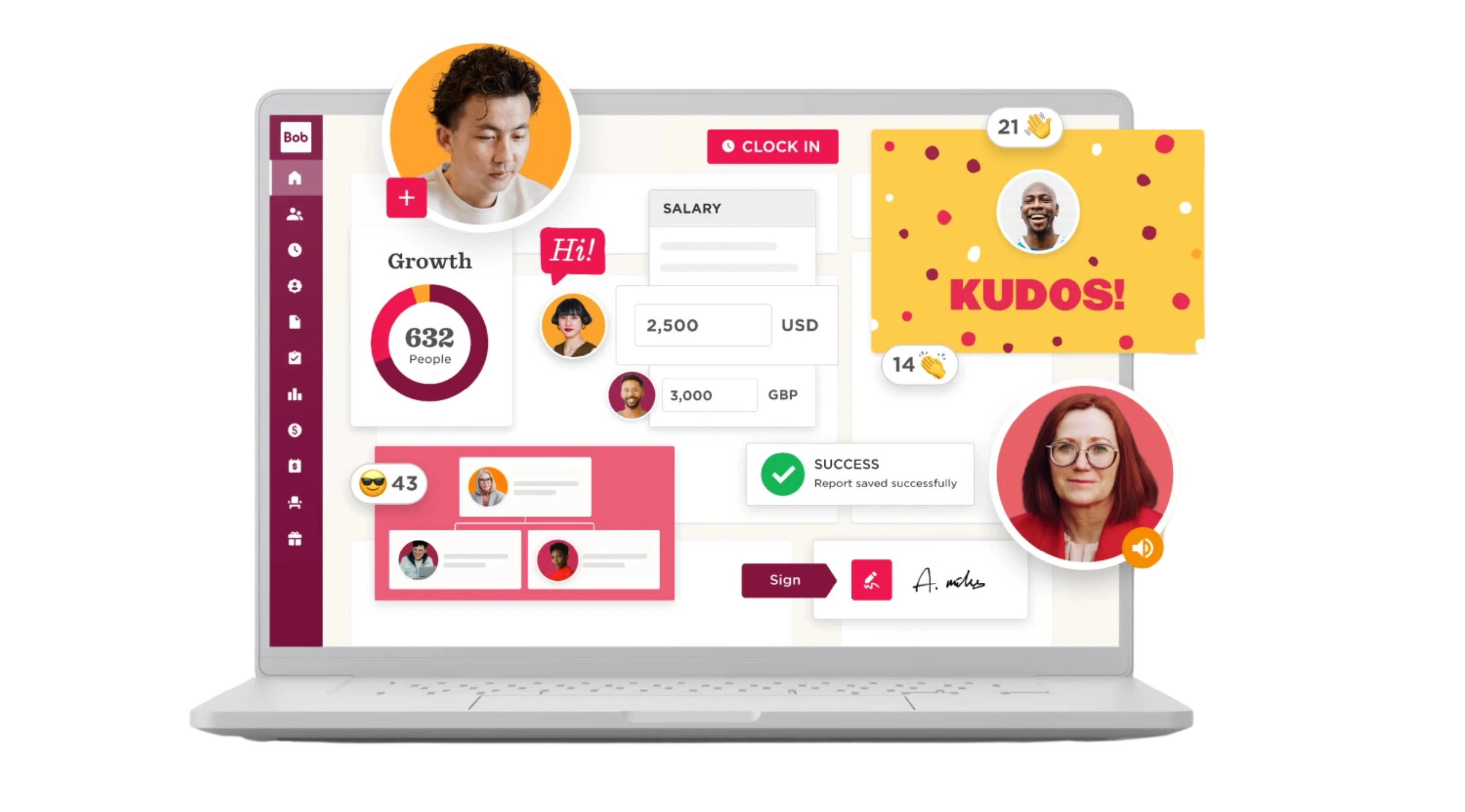 dashboard, employee recognition