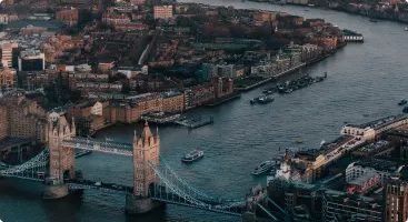 tower bridge, london skyline