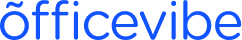 officevibe logo, blue text design