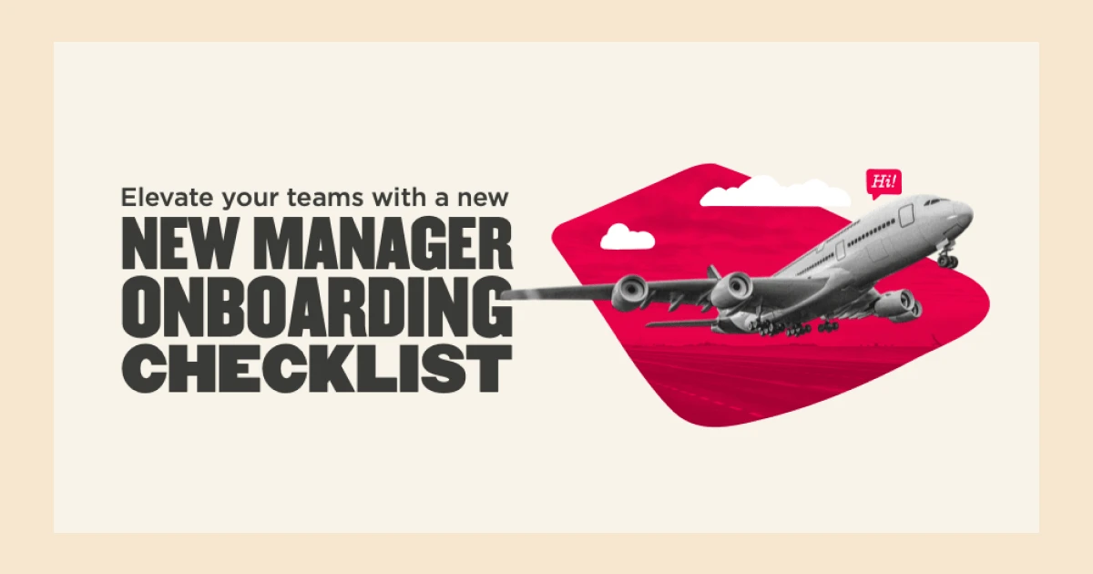 Imagery of a new manager onboarding checklist