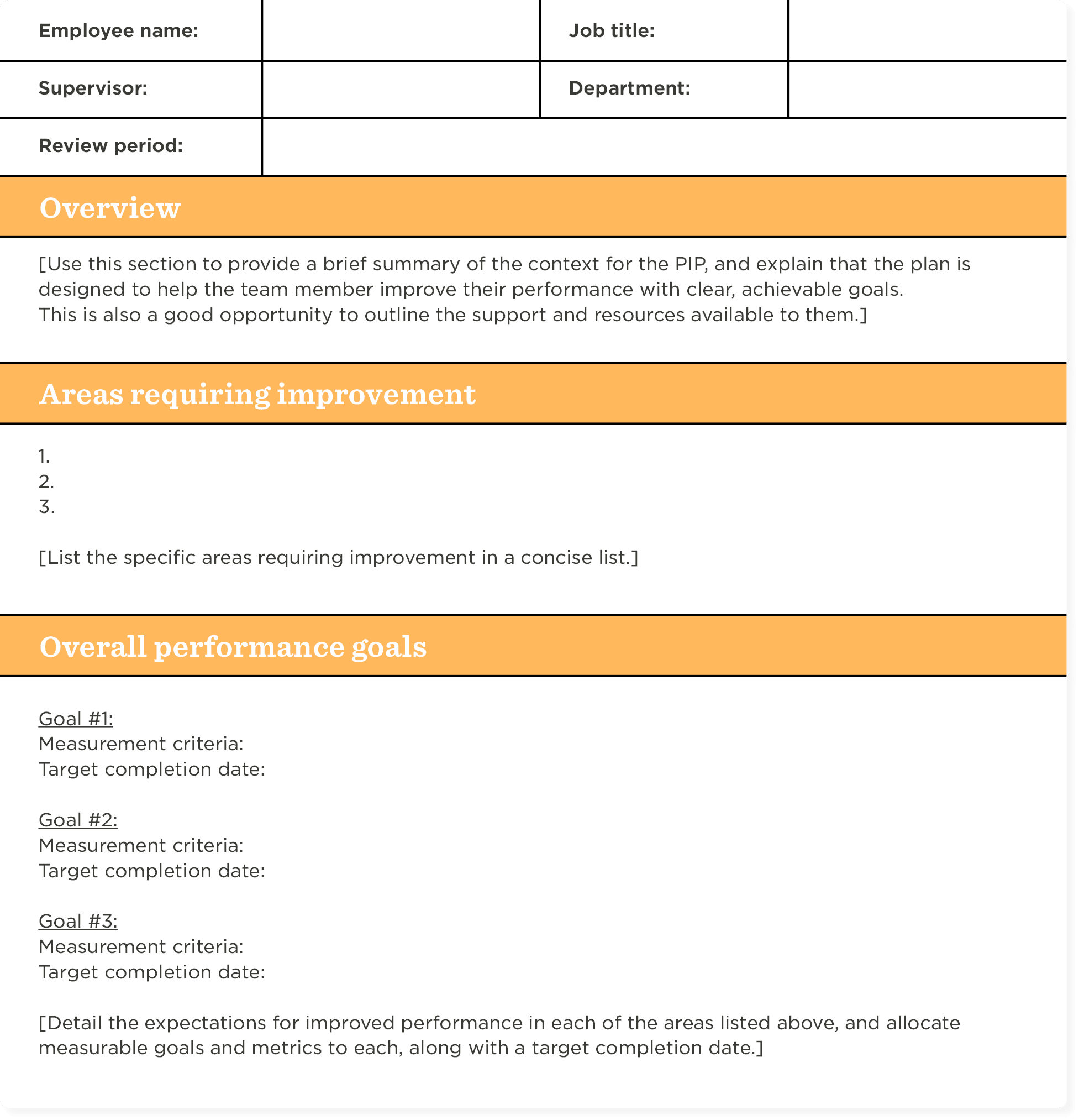 performance-improvement-plan, overview-areas-for-improvement-goals