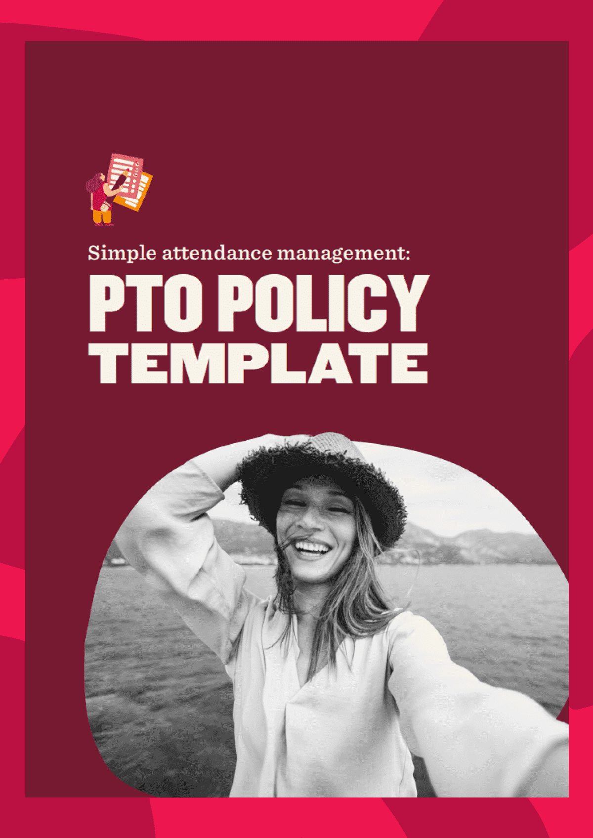 A screenshot of a PTO policy template.