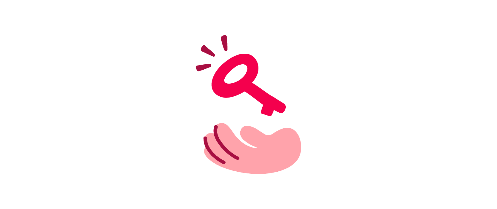 key, hand