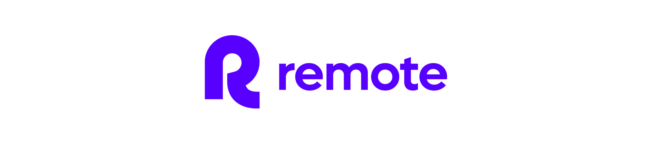 remote logo, purple color design