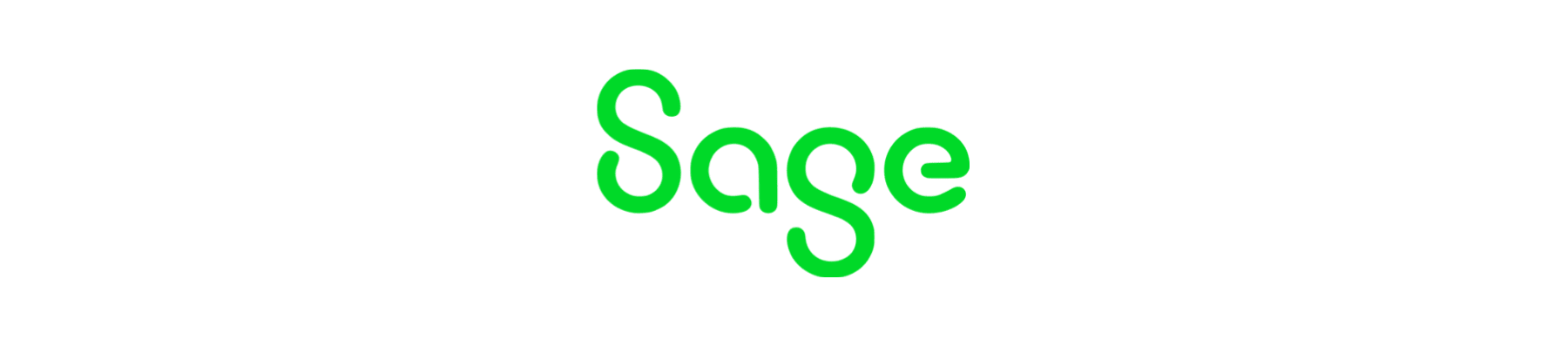 Sage logo in vibrant green on a black background, featuring playful, flowing typography., Colorful Sage logo design on a black canvas.
