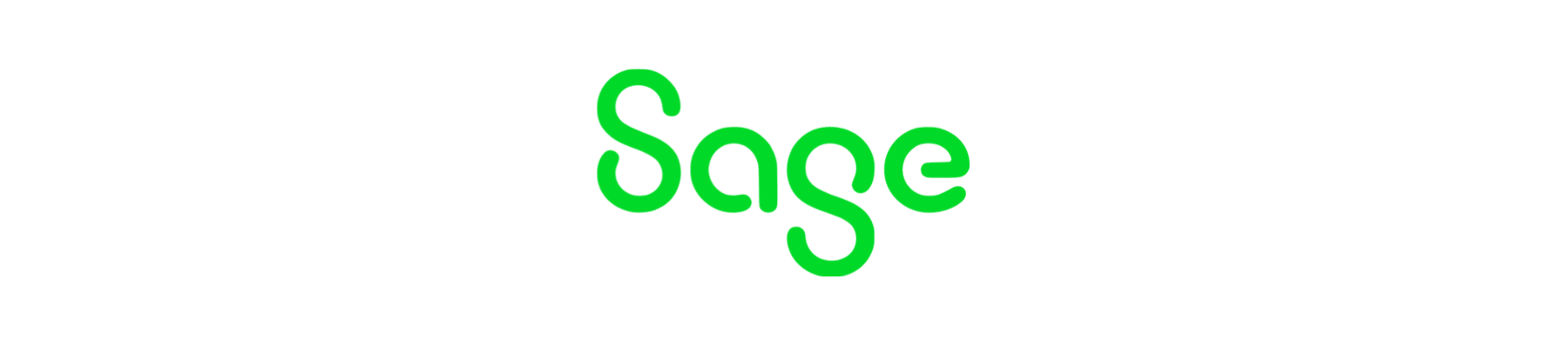Sage green text on black background, featuring rounded, playful typography. Highlighting the word "Sage.", playful green typography on black background