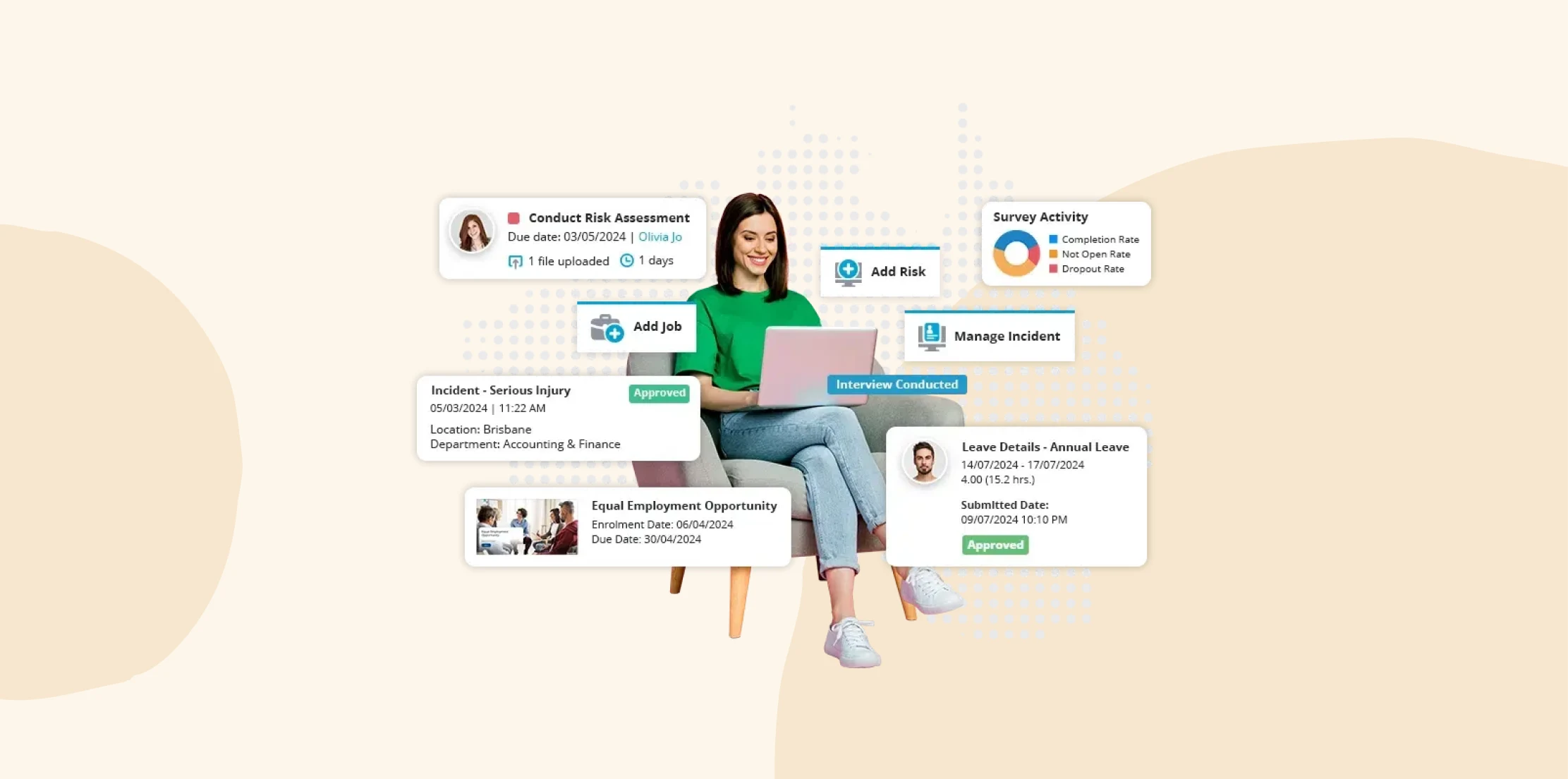 woman-working-laptop, task-management-dashboard