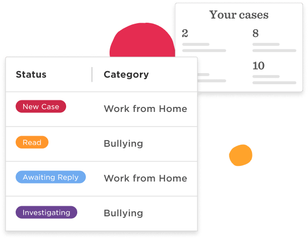status, case management