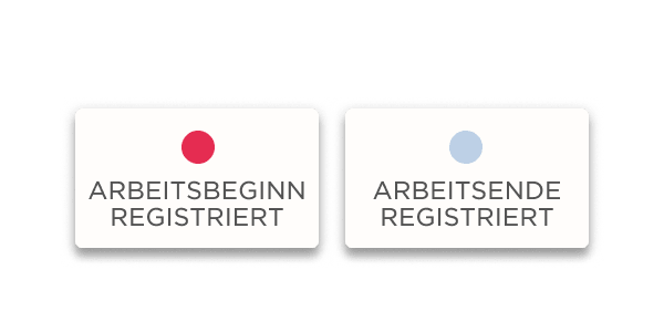 arbeitsbeginn, arbeitsende