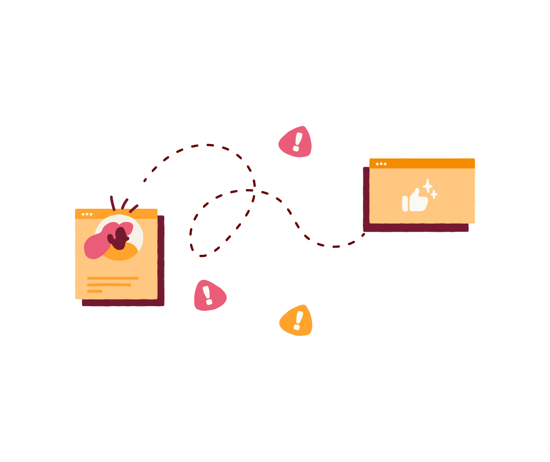 webpage connection with notifications showing engagement icons and interactions, digital communication concept with alerts