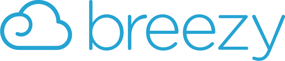 cloud logo, breezy text design