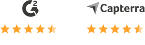 G2 Website: 1670 reviews, score: 4.5 stars; Capterra website: 167 reviews, score: 4.6 stars.