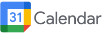 calendar icon, Google Calendar logo with date and colors