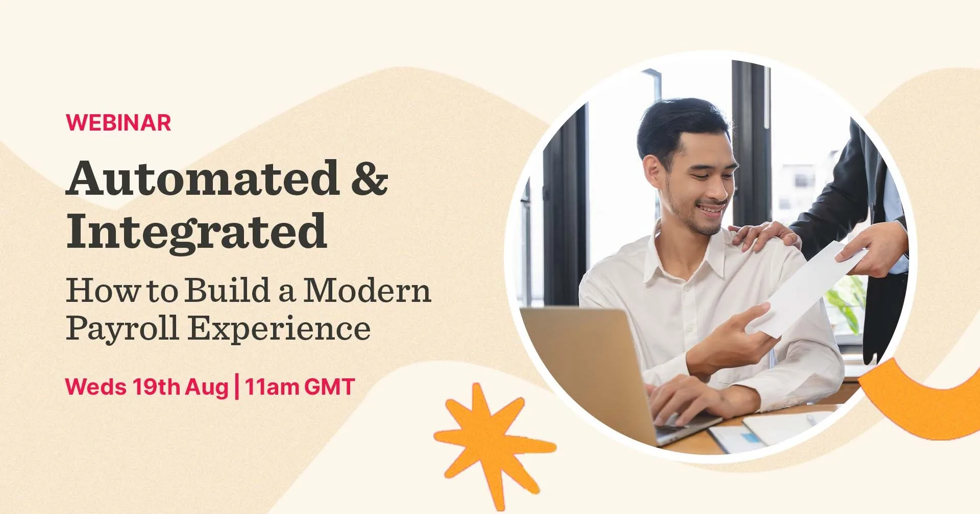 webinar-poster-automated-payroll-experience, man-receiving-document-from-another-person