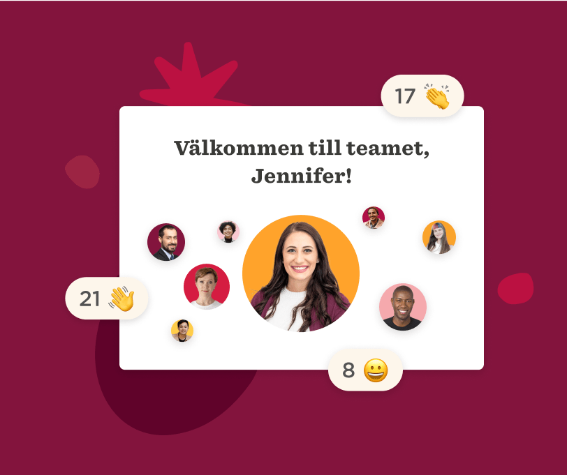 välkommen, teamet