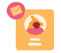profile card, email icon