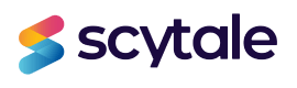 scytale logo with colorful gradient elements, modern design featuring vibrant colors and professional branding